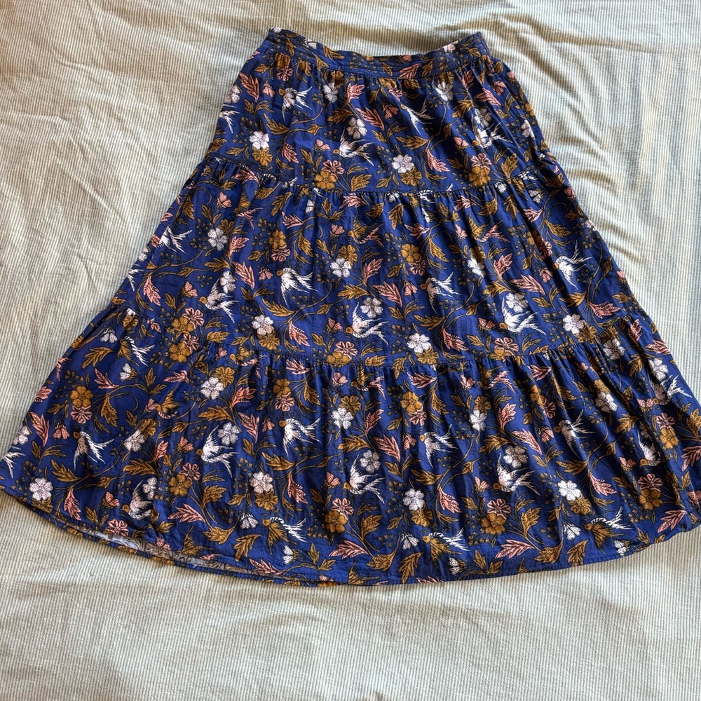 cottagecore midi skirt